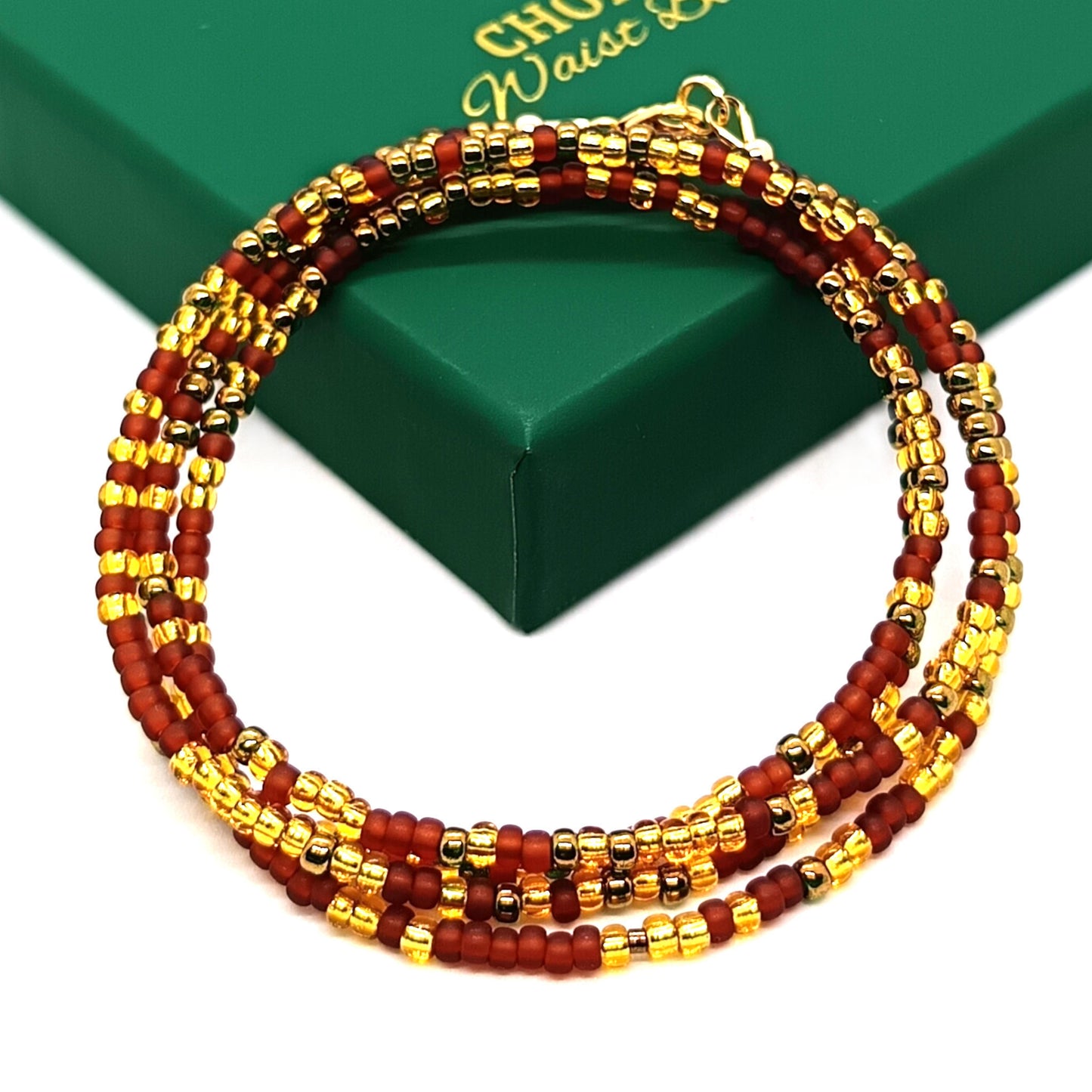 Brown Gold and Bronze Waist Beads