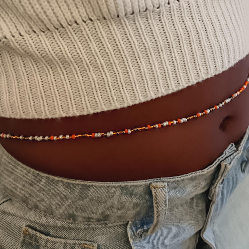 Orange Radiance Waist Beads