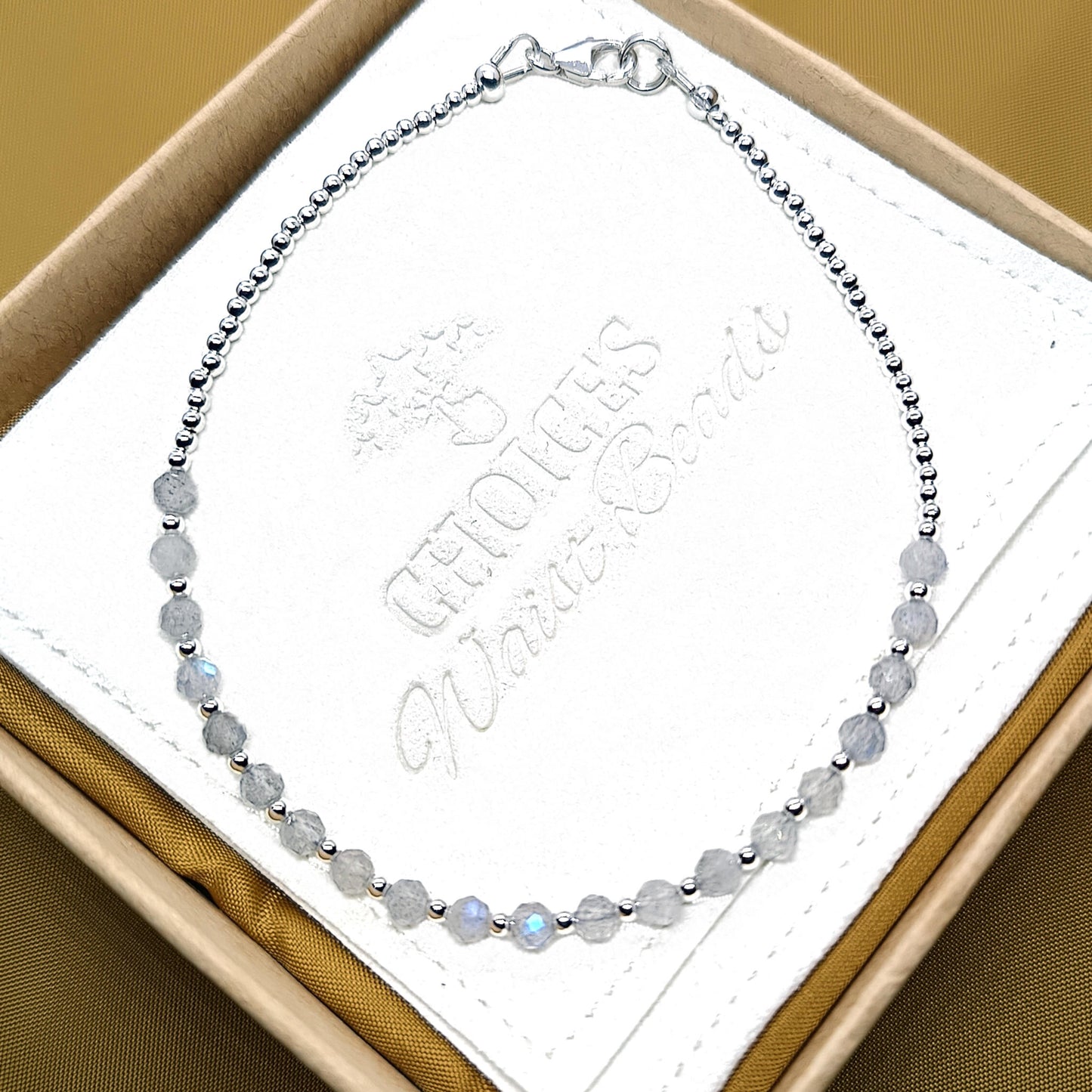 Labradorite Anklet