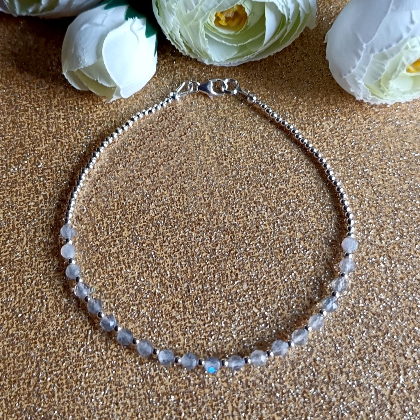 Labradorite Anklet