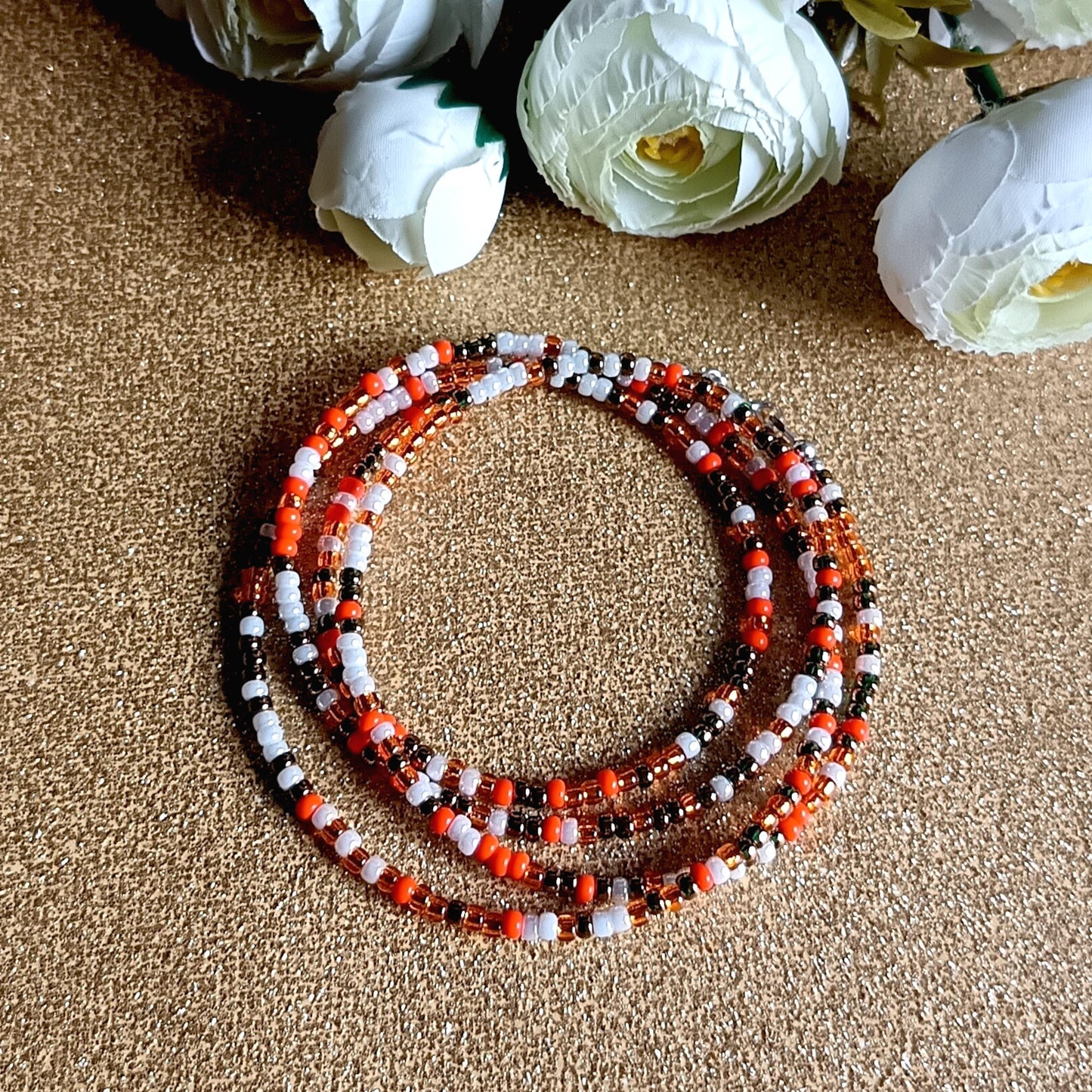 Orange Radiance Waist Beads